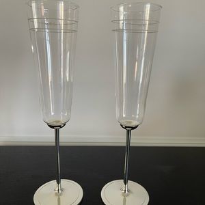 Kate Spade Darling Point Flute Pair - NEW IN BOX